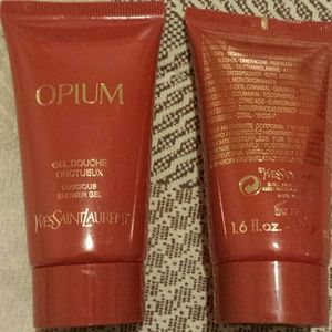 Opium shower gel n body moisturizer