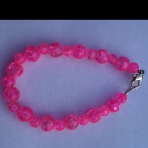 Pink pearl bracelet