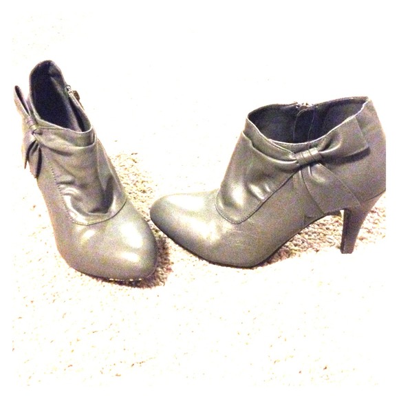 Grey booties