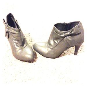 Grey booties