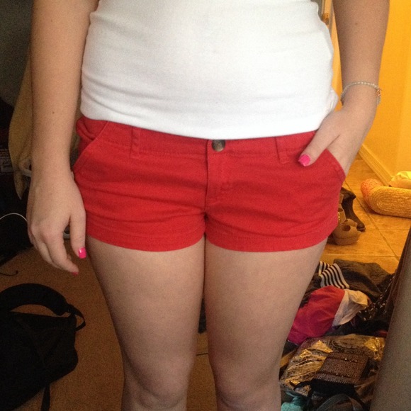 Red Hollister Shorts