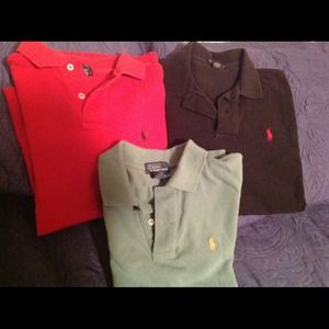Bundle: 3 Boys Polo Shirts