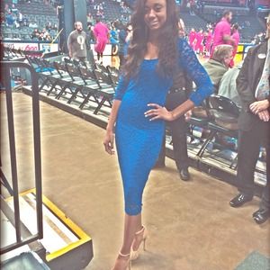 Asos Midi Lace Dress