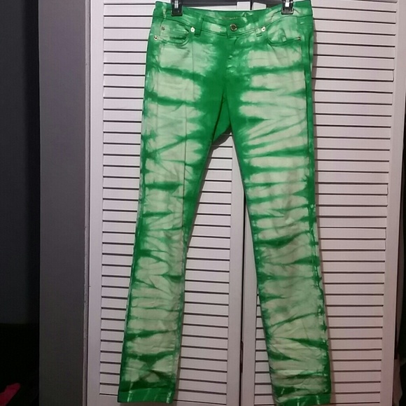 michael kors jeans green