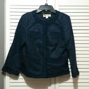 Michael Kors Navy Cropped Blazer size 2