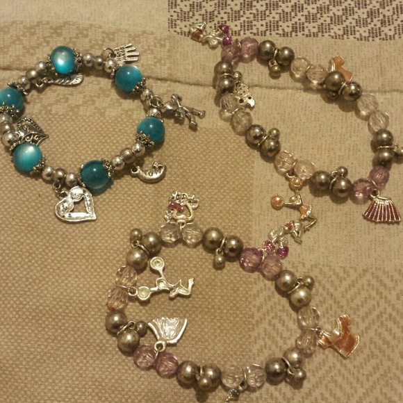Beads bracelets w charms