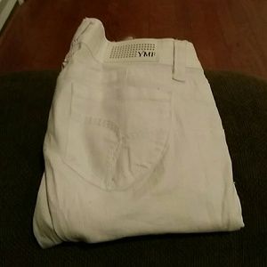 Size 3 YMI white jeans