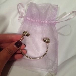 Rhinestone skull brandy and Melville bracelet