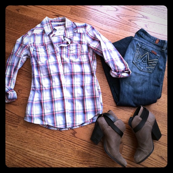 H&M plaid shirt