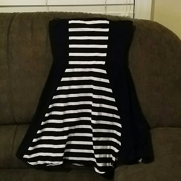 Express strapless dress