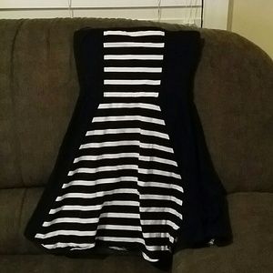 Express strapless dress