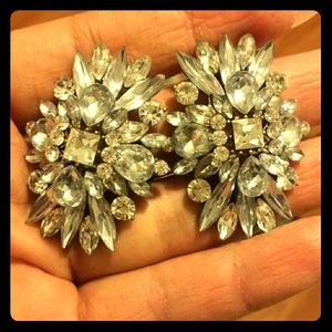 Antique crystal earrings