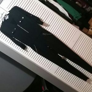 Michael Kors Black and Silver Jumper size XS