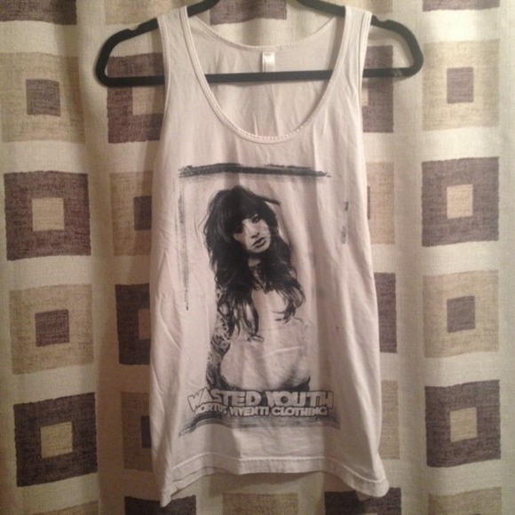 Amarican Apparel Wasted Youth tank top