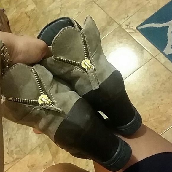 Giuseppe Zanotti wedge sneakers tan and brown. - Picture 2 of 2