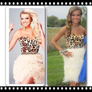 Sherri Hill cheetah dress.