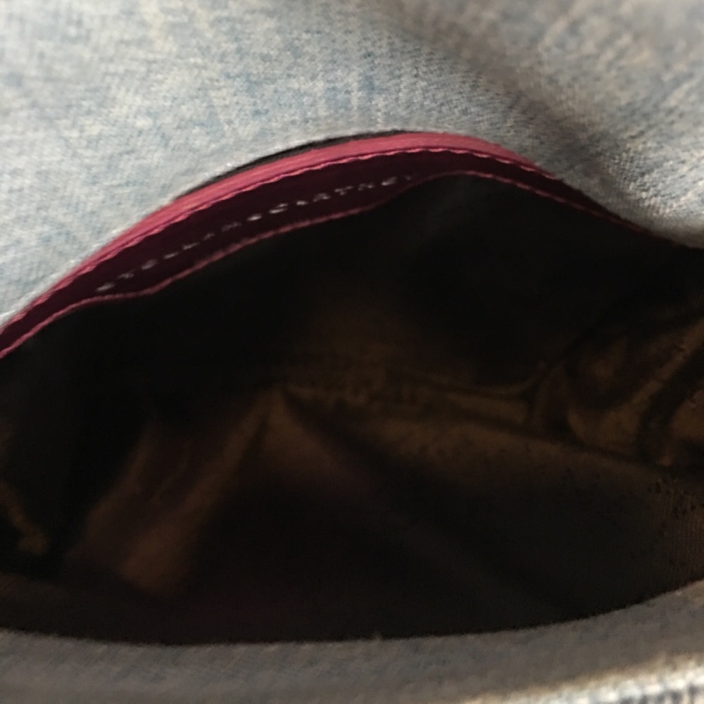 RARE Stella McCartney Denim and Hot pink purse! - Picture 6 of 7