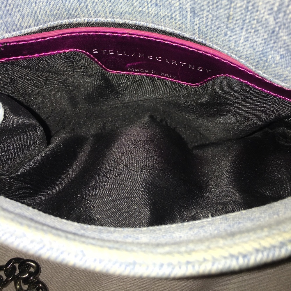 RARE Stella McCartney Denim and Hot pink purse! - Picture 7 of 7