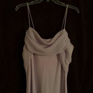 Plus Size Lilac Chiffon Formal Gown / Prom Dress