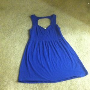 Royal blue dress