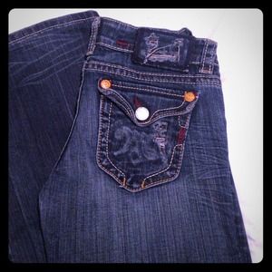 Mek dark rinse jeans