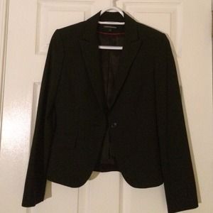 EXPRESS studio stretch black pinstripe jacket.