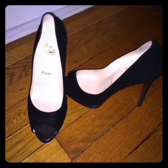 Louboutin peep-toe heels SOLD SOLD SOLD