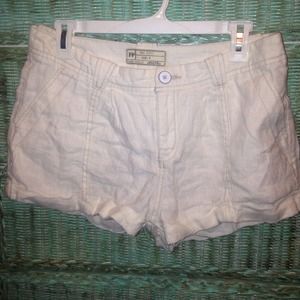White free people shorts