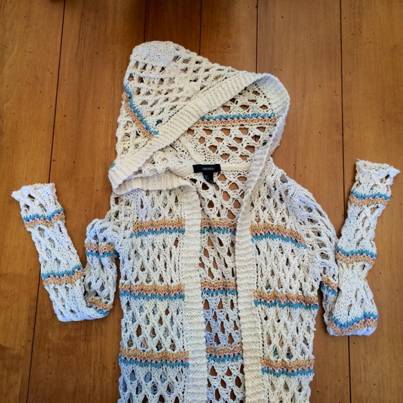 Hooded cardigan
