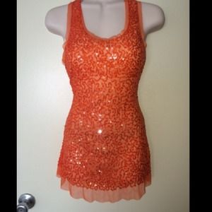 Orange dream tank top