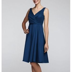 David's Bridal marine dress.