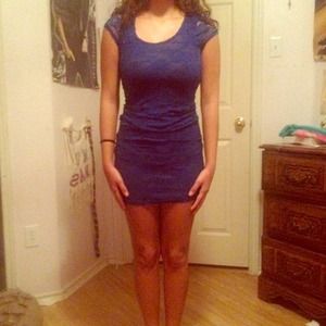 Dark blue Pincil dress