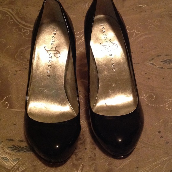 Classy Ivanka Trump patent leather Heels