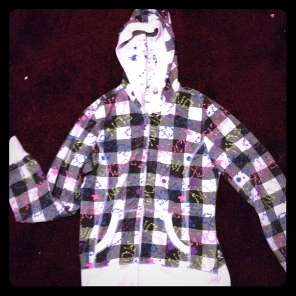 Splatter paint hoodie
