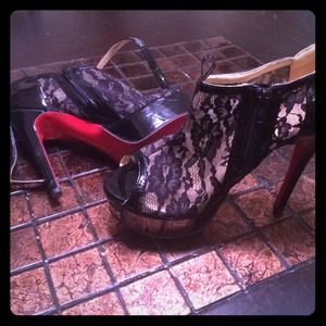 Christian Louboutin- inspired heels. Size 8.5