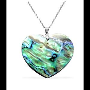 Abalone Shell Pendant With Chain