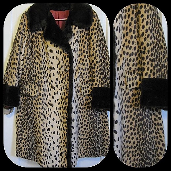 Spectacular vintage Dell Mann fur leopard coat - Picture 3 of 4