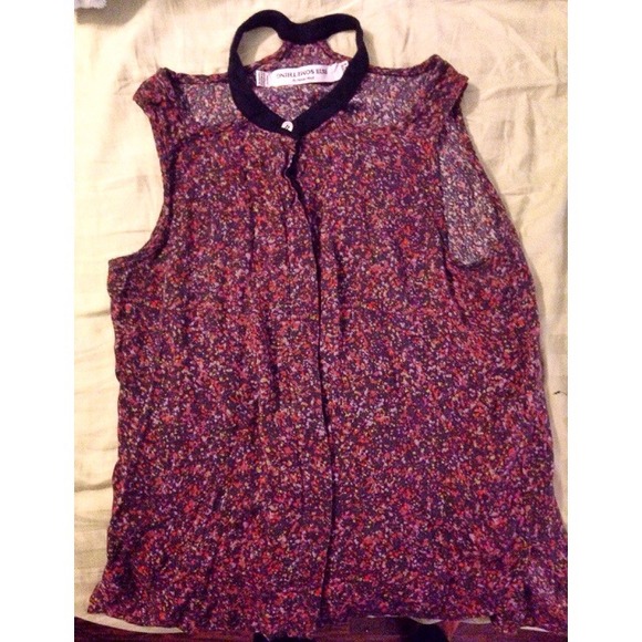 Multi-Color Sleeveless Top