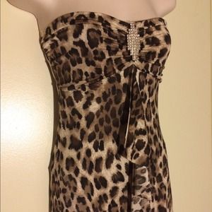 Leopard maxi dress