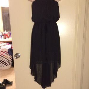 Hi-low sparkle dress