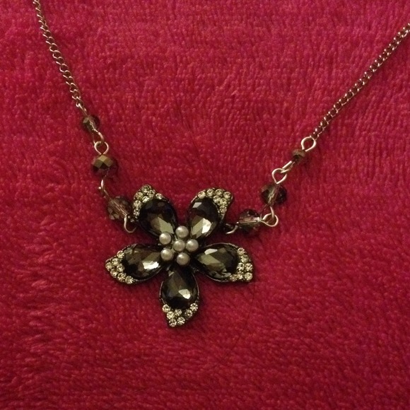 Beautiful flower necklace