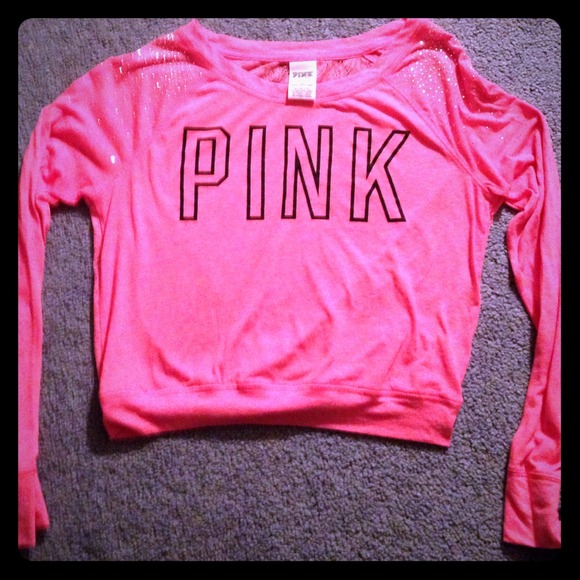 Victoria Secrets Pink Crop Top