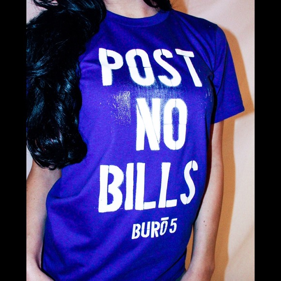 Buro 5 "Post no Bills" Graphic T - Picture 2 of 2