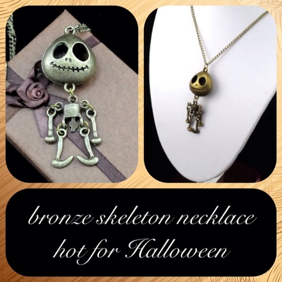 🌟SALE🌟 Bronze Skeleton Necklace