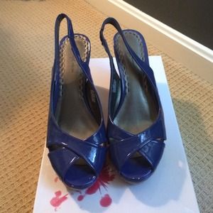 Royal blue espadrilles!