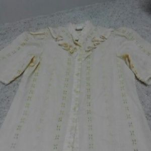 Cream colored vintage shirt