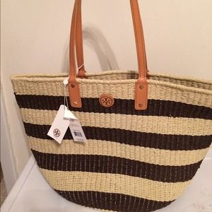 Tory Burch straw tote