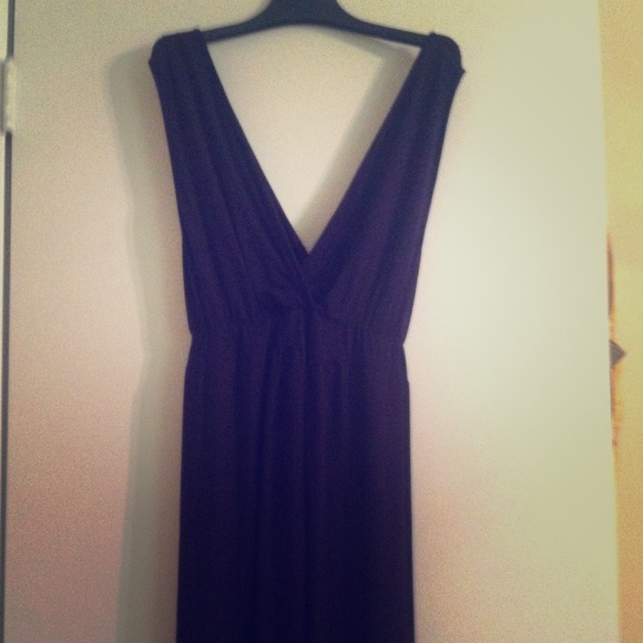 Liz Lange long maternity dress.