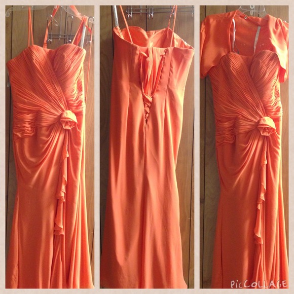 Orange Formal Dress