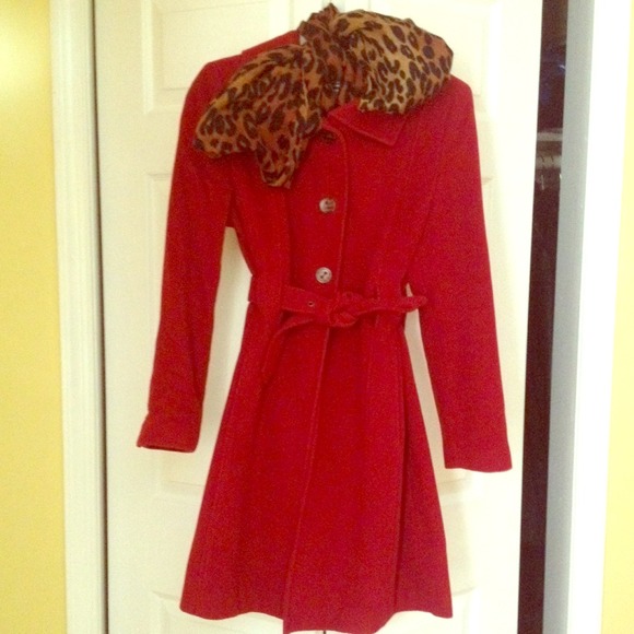 Perfect Red Pea Coat!